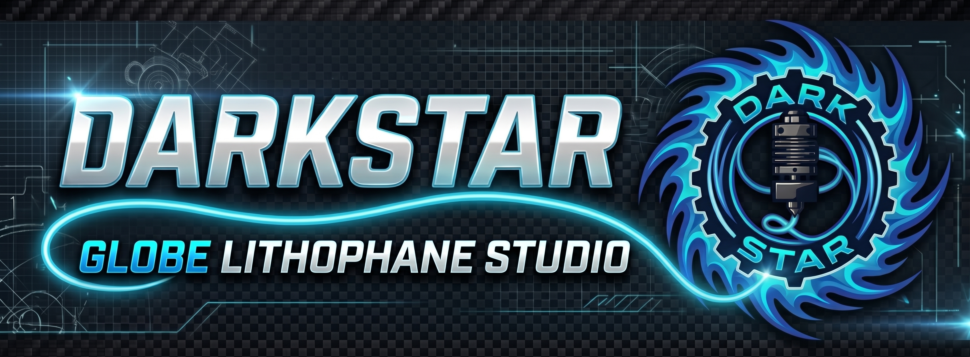 DARKSTAR Globe Lithophane Studio